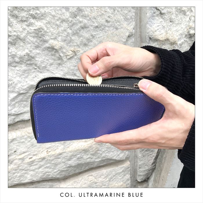 ベーシックダンディ 型押し 長財布 革財布 ウォレット サイフ 革 カード収納 本革長財布 レザー 牛革 ラウンド財布 メンズ ラウンド長財布 レディース 財布 長サイフ 本革 ハンドメイド さいふ ラウンドファスナー