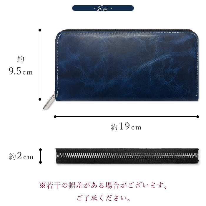 ヌメ革 ジェントルマン 長財布 サイフ 革 革財布 ハンドメイド 長サイフ さいふ 本革 牛ヌメ革 ウォレット ラウンドファスナー ラウンド長財布 財布 メンズ カード収納 ラウンド財布 本革長財布 レザー レディース 牛革