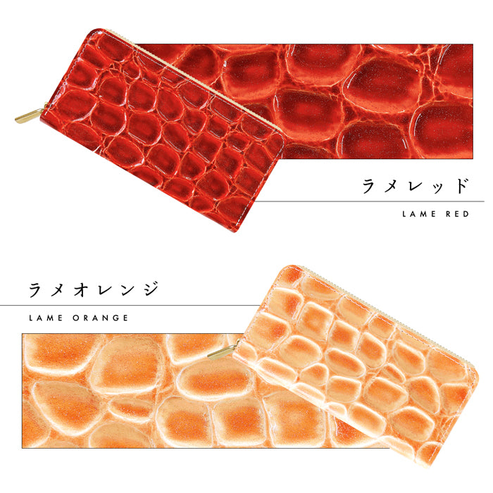 グランコッコ ラウンド型長財布 本革 財布 長財布 さいふ 長サイフ レザー サイフ 本革長財布 カード収納 ラウンド長財布 革 ラウンドファスナー エナメル レディース ラウンド財布 ハンドメイド ウォレット 革財布