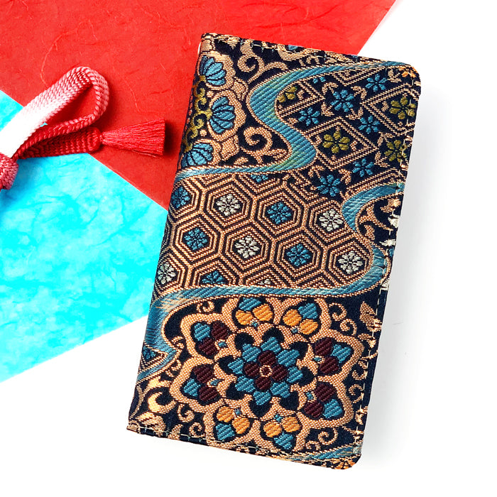 Xperia 5 II SO-51B SOG03 ケース カバー A101SO 西陣織月影 手帳型ケース so51b エクスペリア スマホケース スマホカバー