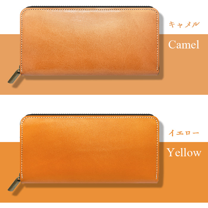 栃木レザー こだわり親父 長財布 ラウンド長財布 革財布 ハンドメイド 牛革 カード収納 サイフ 革 本革 さいふ レディース 長サイフ レザー 本革長財布 メンズ ウォレット ラウンドファスナー ラウンド財布 財布