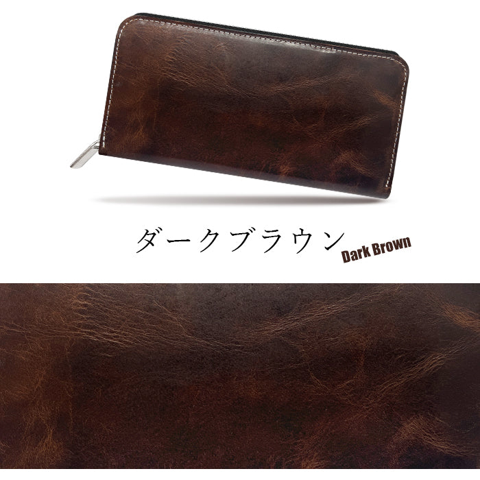 ヌメ革 ジェントルマン 長財布 サイフ 革 革財布 ハンドメイド 長サイフ さいふ 本革 牛ヌメ革 ウォレット ラウンドファスナー ラウンド長財布 財布 メンズ カード収納 ラウンド財布 本革長財布 レザー レディース 牛革