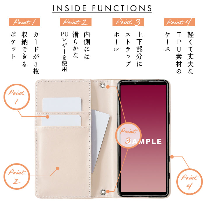 本革 グランコッコ スマホケース 手帳型ケース google シリーズ 対応