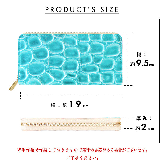 グランコッコ ラウンド型長財布 本革 財布 長財布 さいふ 長サイフ レザー サイフ 本革長財布 カード収納 ラウンド長財布 革 ラウンドファスナー エナメル レディース ラウンド財布 ハンドメイド ウォレット 革財布