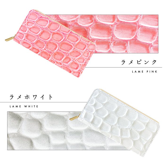 グランコッコ ラウンド型長財布 本革 財布 長財布 さいふ 長サイフ レザー サイフ 本革長財布 カード収納 ラウンド長財布 革 ラウンドファスナー エナメル レディース ラウンド財布 ハンドメイド ウォレット 革財布