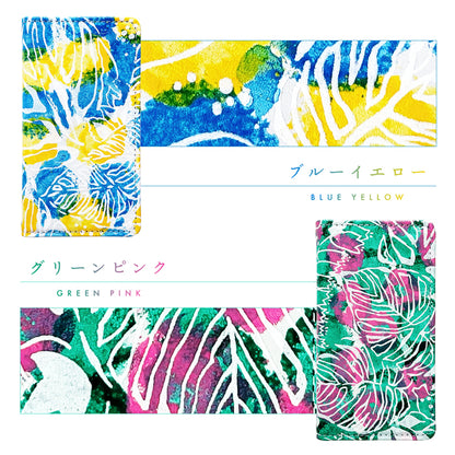 本革 ハワイアン柄 スマホケース 手帳型ケース xperia シリーズ 対応