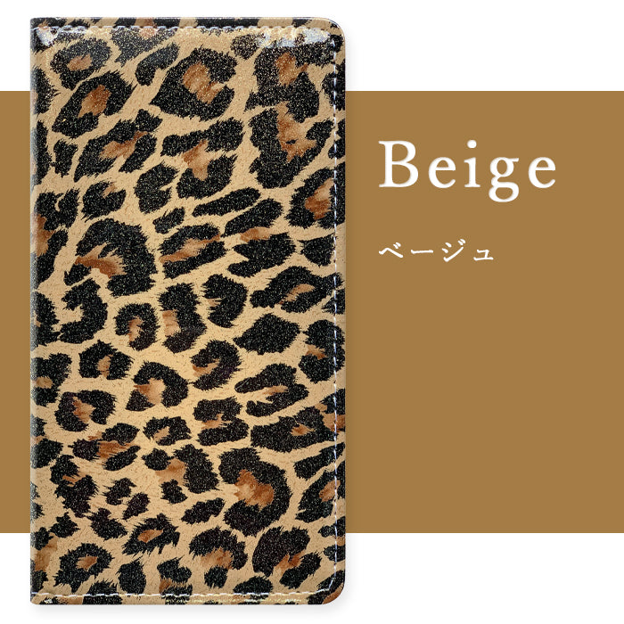 BASIO active3 KYG04 手帳型 ケース カバー 本革 ヒョウ柄エナメル 手帳型ケース スマホカバー active3 アクティブ ピクセル スマホケース
