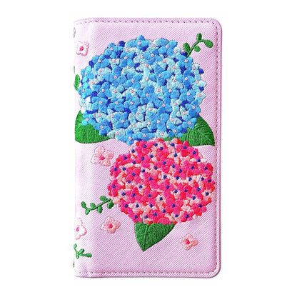 100機種以上対応 スマホケース 手帳型ケース ケース 手帳型 カバー マダム刺繍