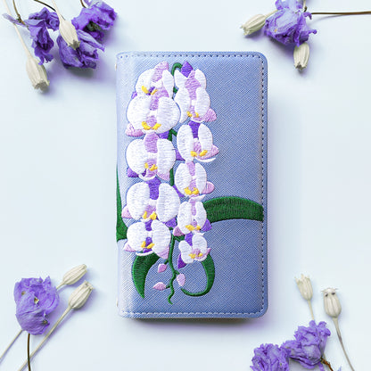100機種以上対応 スマホケース 手帳型ケース ケース 手帳型 カバー マダム刺繍