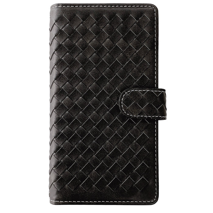 100機種以上対応 スマホケース 手帳型ケース ケース 手帳型 カバー 渋い編み込み