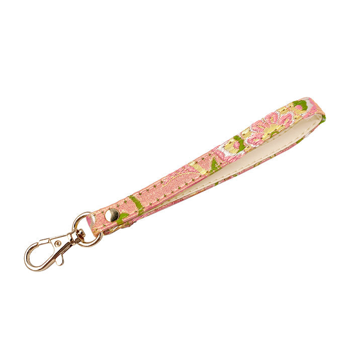 西陣織 竹 ナスカン付き ストラップ 華やか 着物 携帯ストラップ 携帯 和柄 レディース スマホケース キーホルダー 高級 マルチストラップ金襴 リストストラップ 手帳型 パスケース スマホ 落下防止 定期入れ 和風