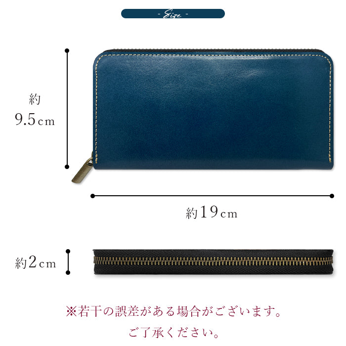 栃木レザー こだわり親父 長財布 ラウンド長財布 革財布 ハンドメイド 牛革 カード収納 サイフ 革 本革 さいふ レディース 長サイフ レザー 本革長財布 メンズ ウォレット ラウンドファスナー ラウンド財布 財布