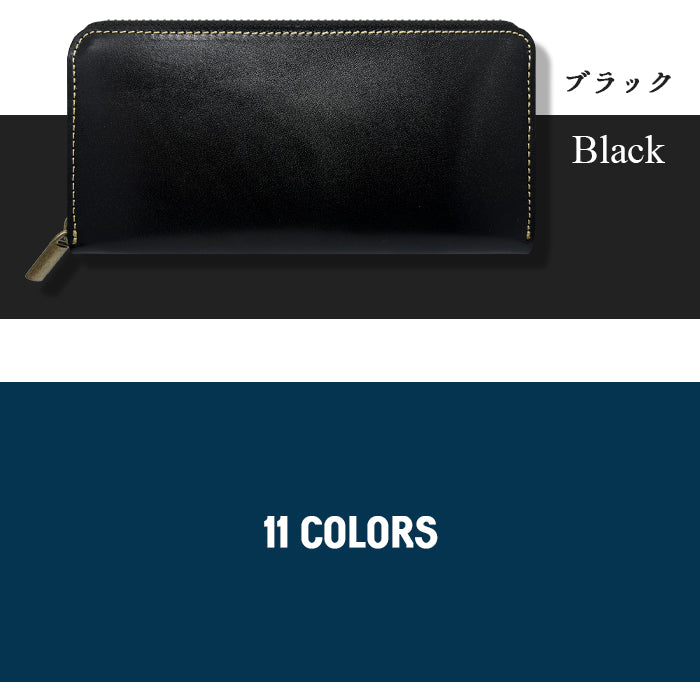 栃木レザー こだわり親父 長財布 ラウンド長財布 革財布 ハンドメイド 牛革 カード収納 サイフ 革 本革 さいふ レディース 長サイフ レザー 本革長財布 メンズ ウォレット ラウンドファスナー ラウンド財布 財布