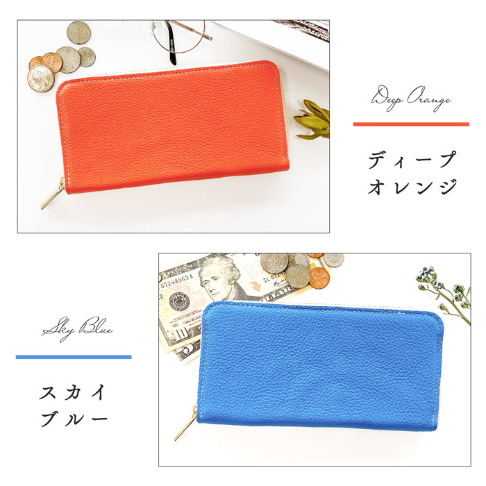 紳士淑女 長財布 革 牛革 本革長財布 ハンドメイド 長サイフ 財布 型押しメンズ ラウンド財布 レディース 革財布 ウォレット納 サイフ ラウンドファスナー 本革 カード収ウンド長財布 レザー さいふ ラ