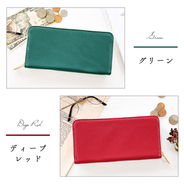 紳士淑女 長財布 革 牛革 本革長財布 ハンドメイド 長サイフ 財布 型押しメンズ ラウンド財布 レディース 革財布 ウォレット納 サイフ ラウンドファスナー 本革 カード収ウンド長財布 レザー さいふ ラ